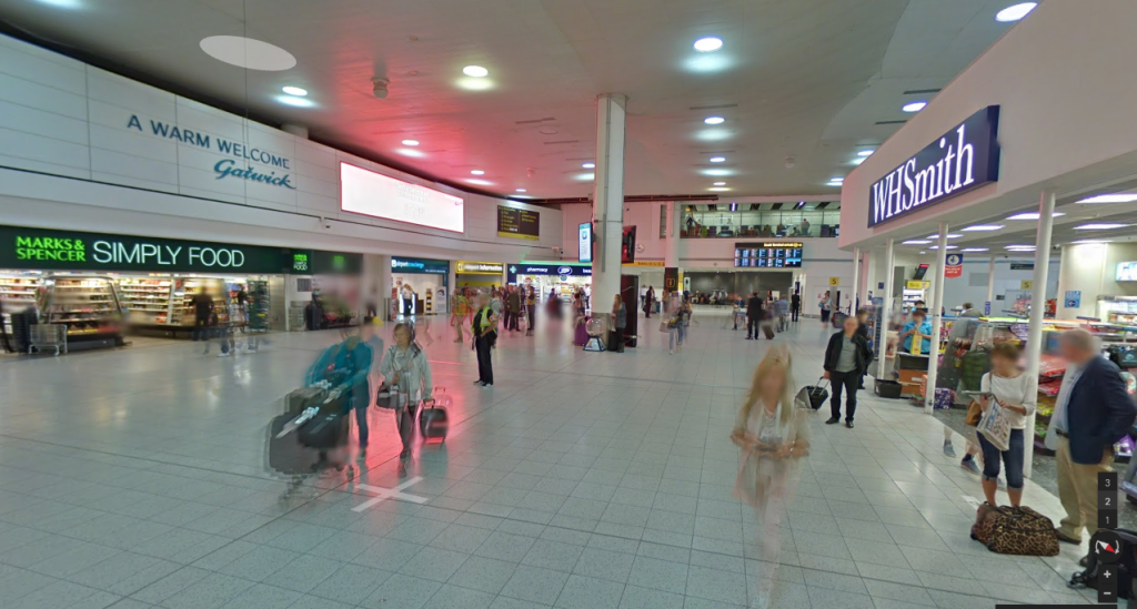 Gatwick Airport Google Indoor