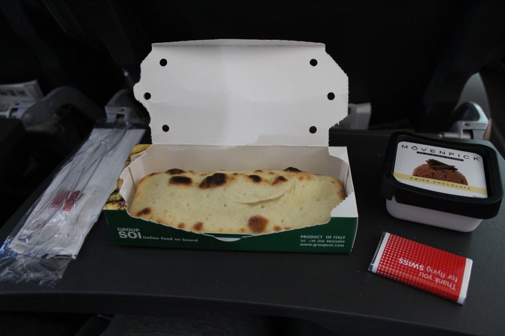 Swiss Air LX052 ZRH-BOS Meal Service - Snack