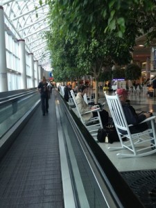 CLT Airport Rocking Chairs
