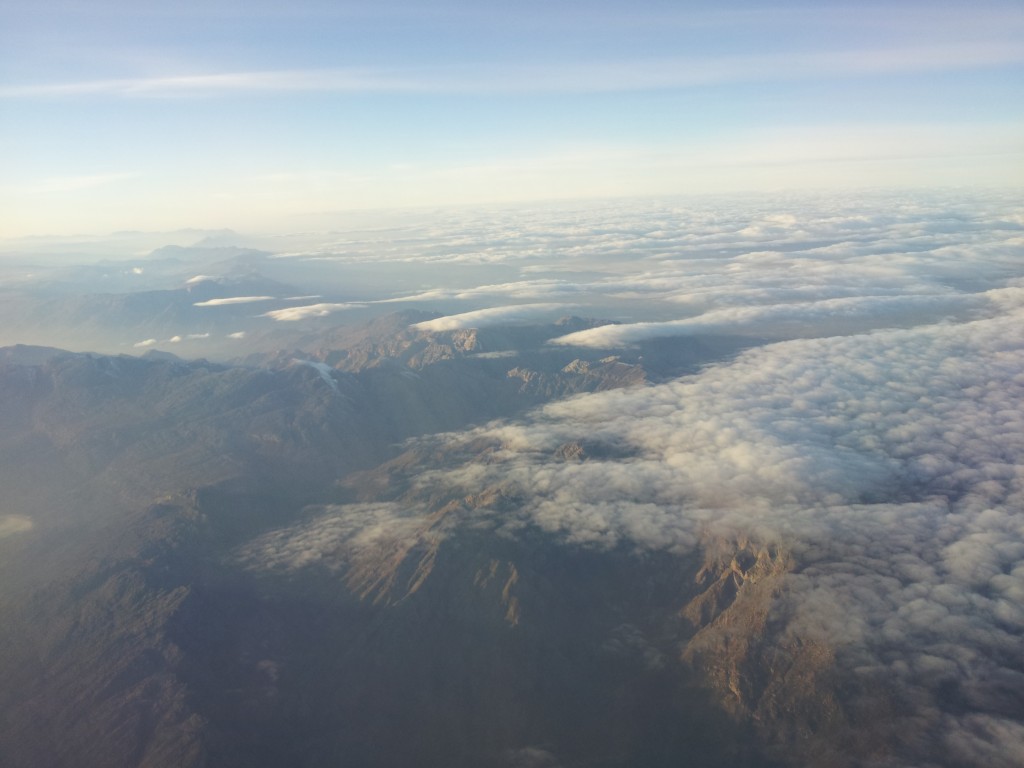 Diving Through Clouds Towards Cape Town