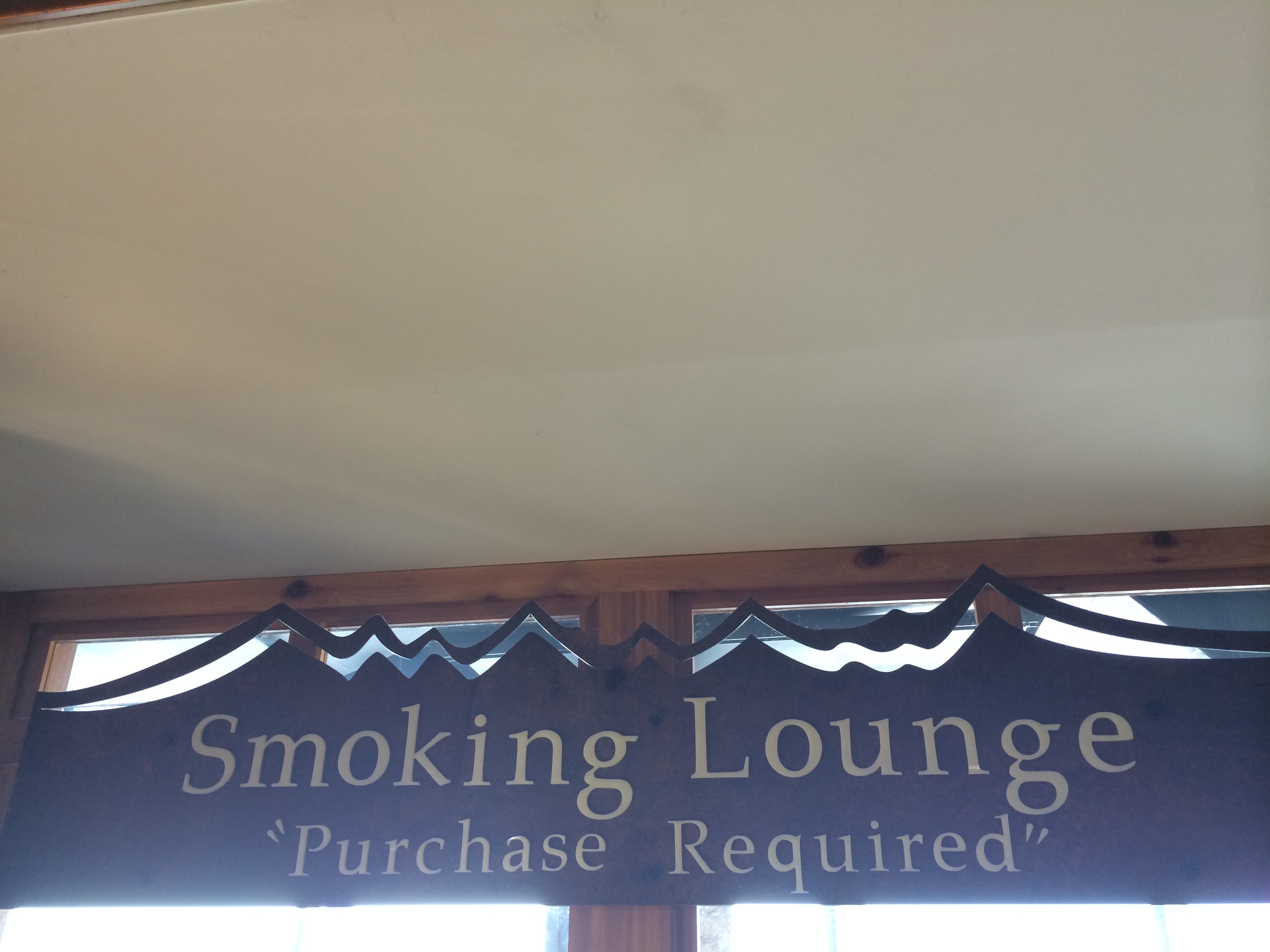 Smoking Lounge at Denver Airport