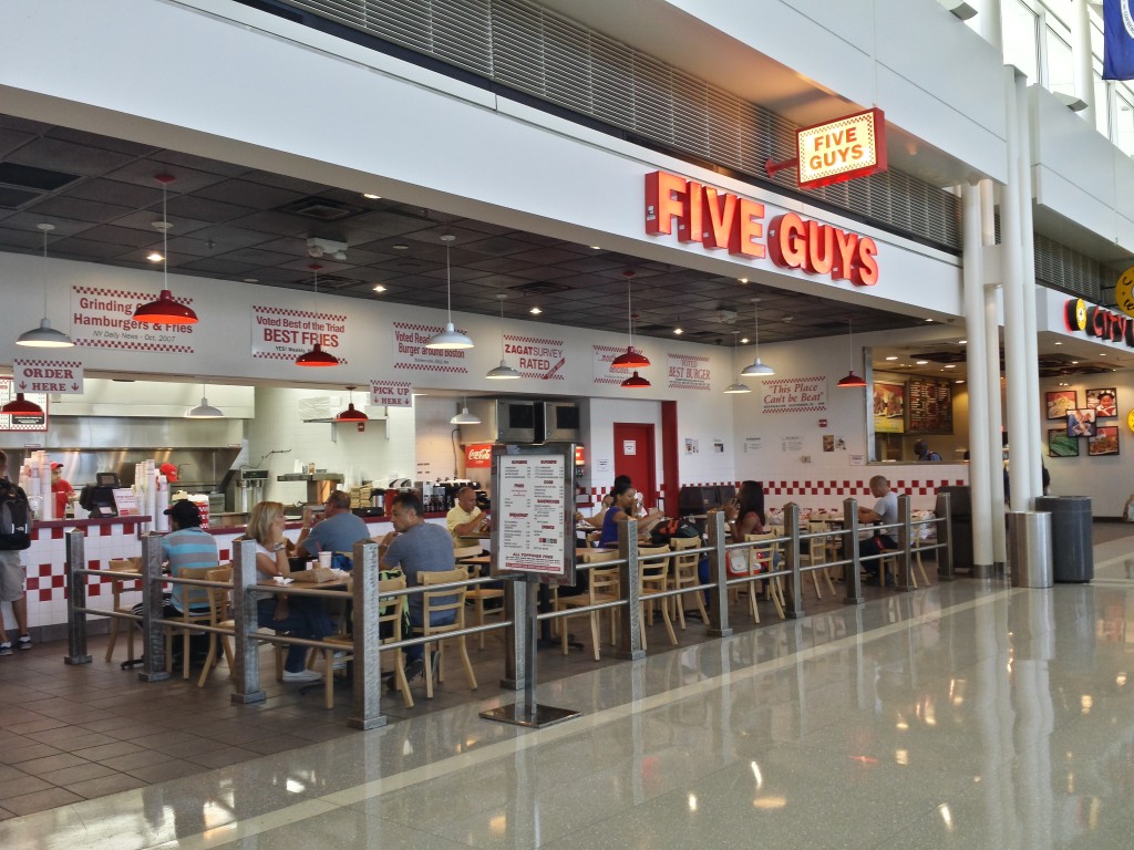 Dulles AIrport - Five Guys in Concourse B