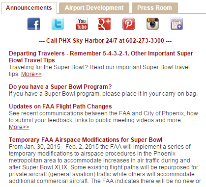 PHX for the Superbowl Tips