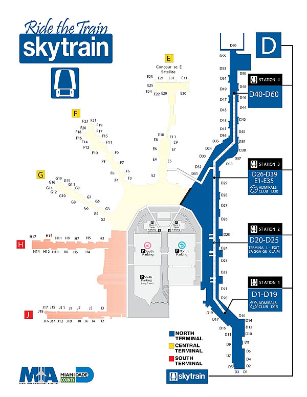 MIA Airport Layout