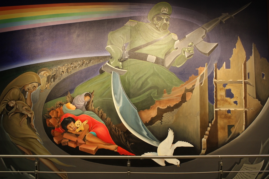 Mural of Death - Conspiracy Theory at Denver International Airport