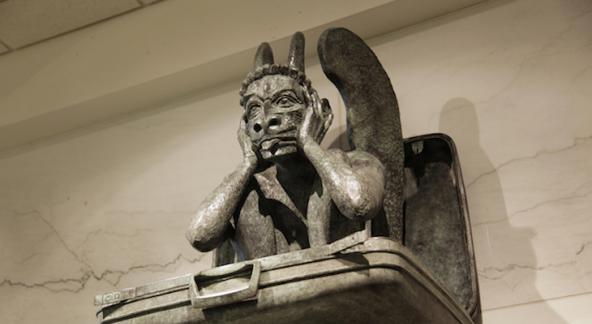 Menacing Gargoyle - another conspiracy theory at Denver International Airport