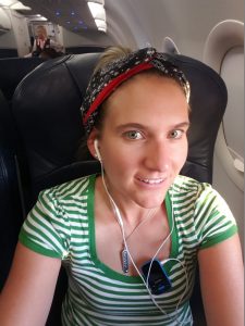 CJ Traveling Around Brazil - in the plane
